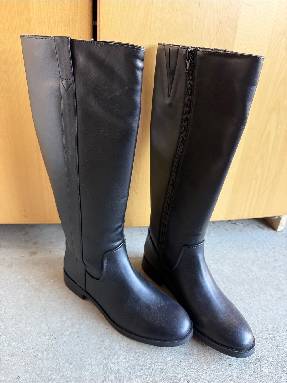 NWOT Style & Co Classic Women's Black Tall Riding Boots